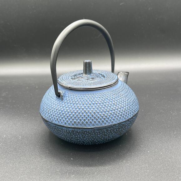Vintage Japanese Cast Iron Tetsubin Kettle Teapot Hobnail - Picture 5 of 16